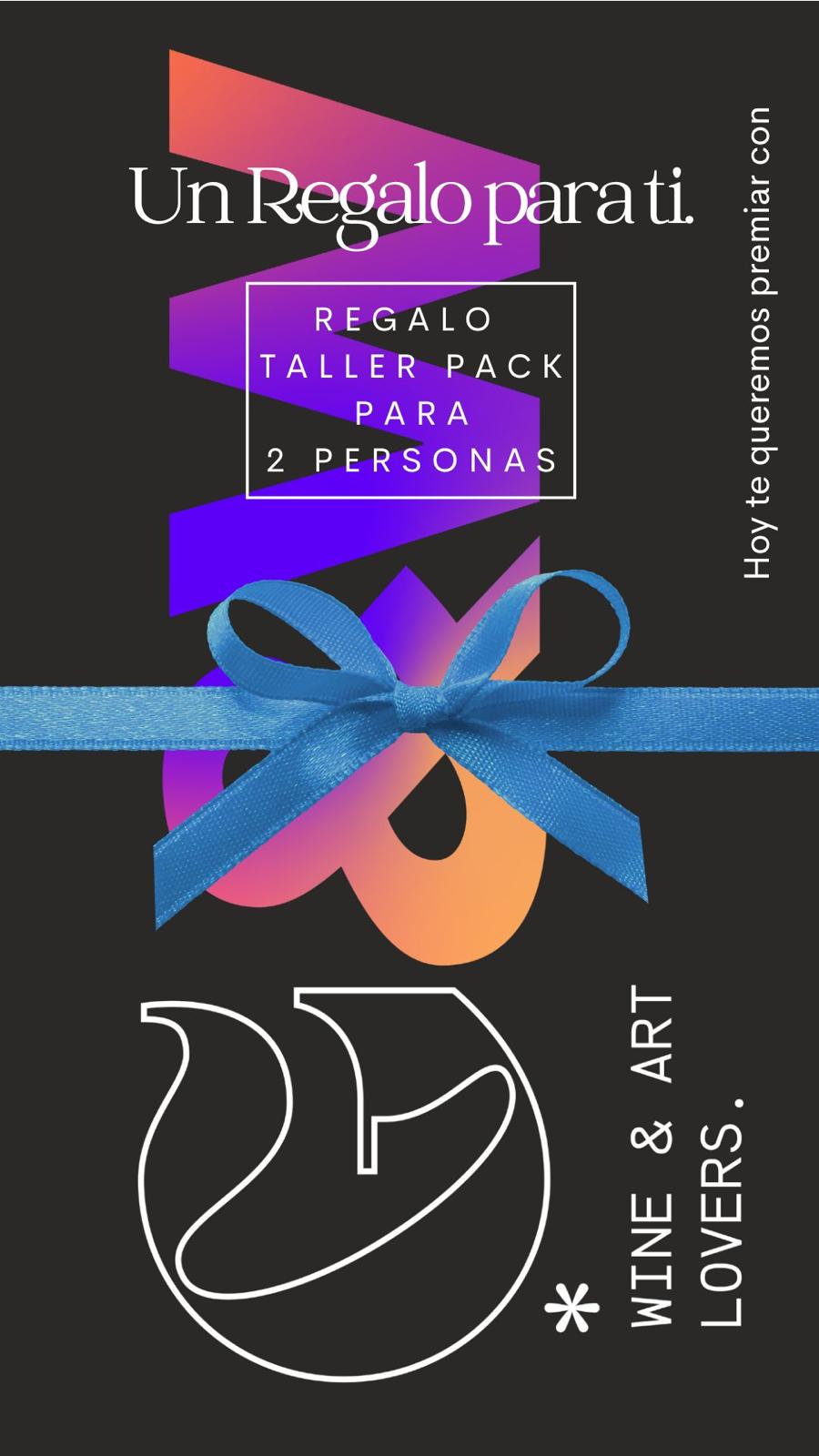 TARJETA REGALO (2 personas) - Taller Glow & Wine